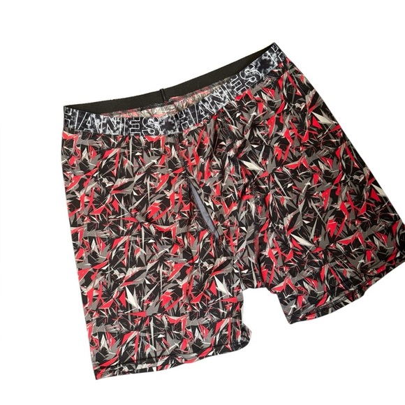 ♥️HANES X-TEMP Tag Less Performance  Men's Boxer Briefs Men's XL Shorts Athletic - Picture 3 of 11